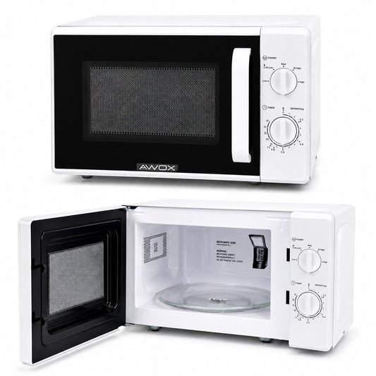 Beyaz Mikrodalga Fırın - Klasik Ön Panel - 20 Litre Kapasite – görsel 1