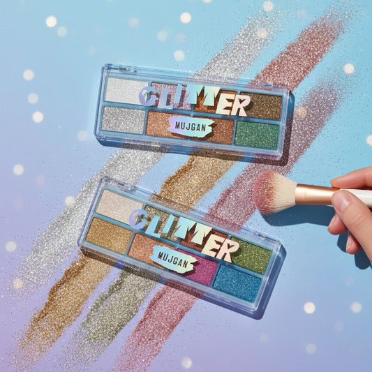 8 Renk Yaz Glitter Far Paleti - 2'li Set – görsel 1