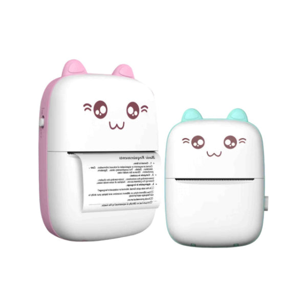 Sevimli Mini Taşınabilir Yazıcı Printer – görsel 1