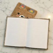 Sevimli Ayıcık Peluş Çizgili Defter – görsel 2