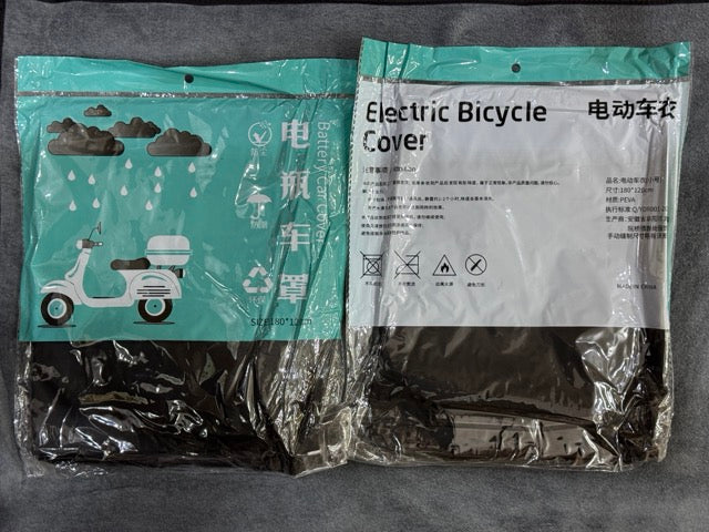 2'lü Paket – Su ve Toz Geçirmez Motosiklet ve Scooter Koruma Brandası 180x120 cm