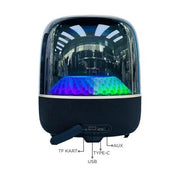 D33 Siyah Taşınabilir Kablosuz Bluetooth Hoparlör – görsel 5