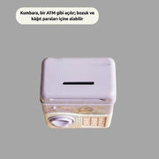 Müzikli Kumbara - Işıklı - Şifreli ATM Tasarımlı – görsel 4