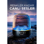 D33 Siyah Taşınabilir Kablosuz Bluetooth Hoparlör – görsel 3