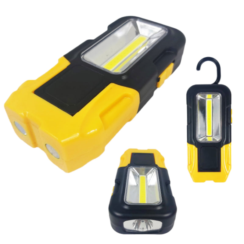 2'lü Paket – Pilli Çok Amaçlı LED Işık - Mıknatıslı - Kancalı