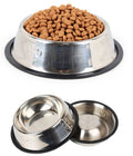 3'lü Paket – Paslanmaz Çelik Metal Mama Kabı 22 cm.