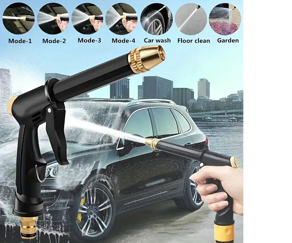 2'lü Paket – Ayarlanabilir Basınçlı Çok Fonksiyonlu Yıkama Tabancası