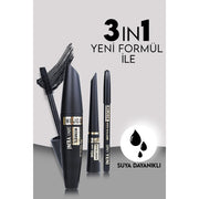 3'ü 1 Arada Göz Makyajı Seti - Eyeliner, Maskara, Kalem – görsel 5