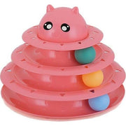 3 Katlı Kedi Oyuncağı Turntable Cat Toy – görsel 4