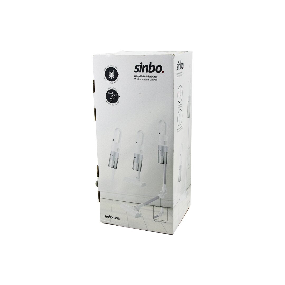 Sinbo Dikey Elektrikli Süpürge - Beyaz - 500W - Ergonomik Tasarım – görsel 1