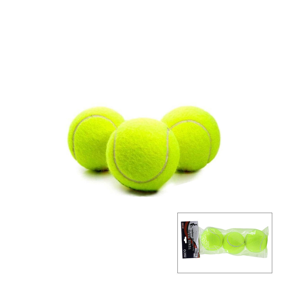2'lü Paket – Tenis Topu Seti - 3'lü Paket - Dayanıklı Top