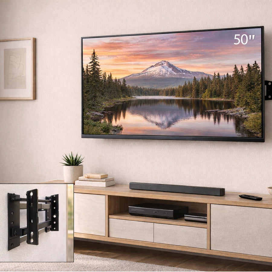 2'lü Paket – 50 İnç ve 27 İnç - 50 İnç Sabit TV Askı Aparatı - LCD LED TV Uyumlu - 56-127 cm