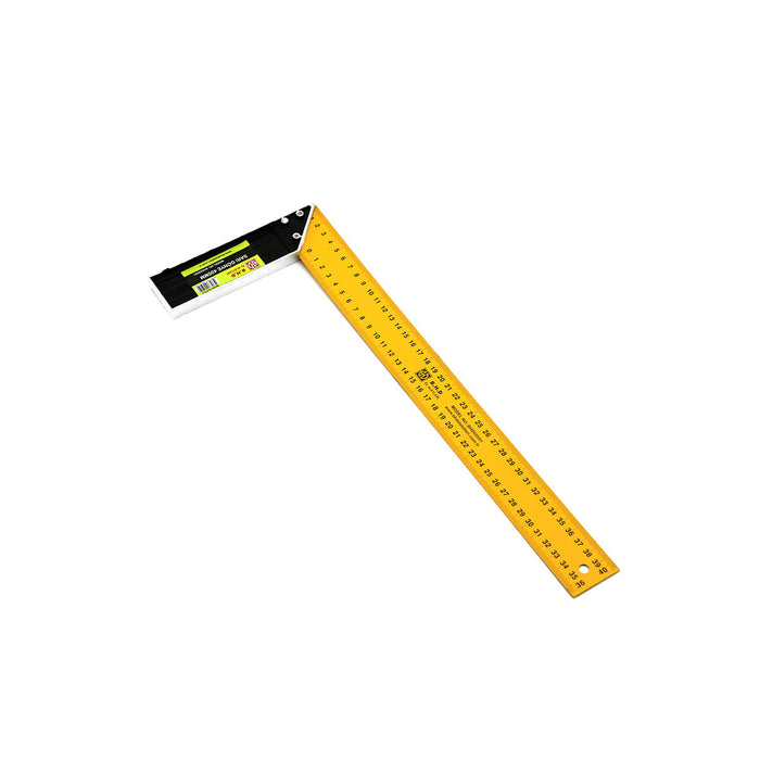 3'lü Paket – Metal Masa Gönyesi - 40 cm - Sarı Renk