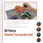32 Parça Telefon Tamir Mini Tornavida Seti – görsel 5