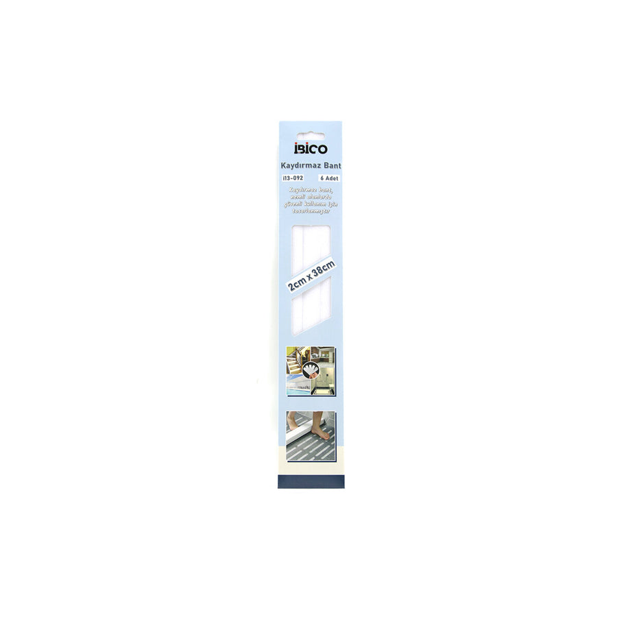 3'lü Paket – 6'lı Kaydırmaz Bant Seti - 2x38 cm - Nemli Alanlar İçin