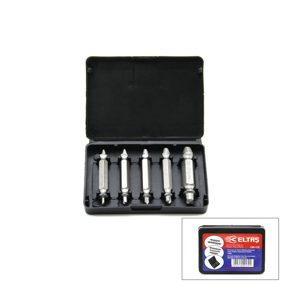 3'lü Paket – Hasarlı Vida Çıkarıcı - 5 Parça - Kılavuz Uçlu