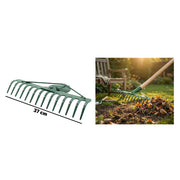 14 Dişli Metal Bahçe Tırmığı - 37 cm Genişlik - Dayanıklı Yapı – görsel 2