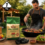 1 kg Mangal Kömürü - Çıra Hediyeli - Meşe Kömürü – görsel 2