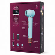 Sinbo Air Brush Saç Şekillendirme Cihazı - 5 Başlıklı - Mavi Renk – görsel 4