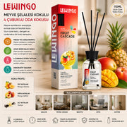 Fruit Cascade Bambu Çubuklu Oda Kokusu - 110 ml - Cam Şişe – görsel 2