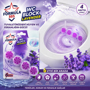 4'lü WC Blok - Lavanta Kokulu - 2 Adet - 6 Etkili - 200 gr – görsel 2