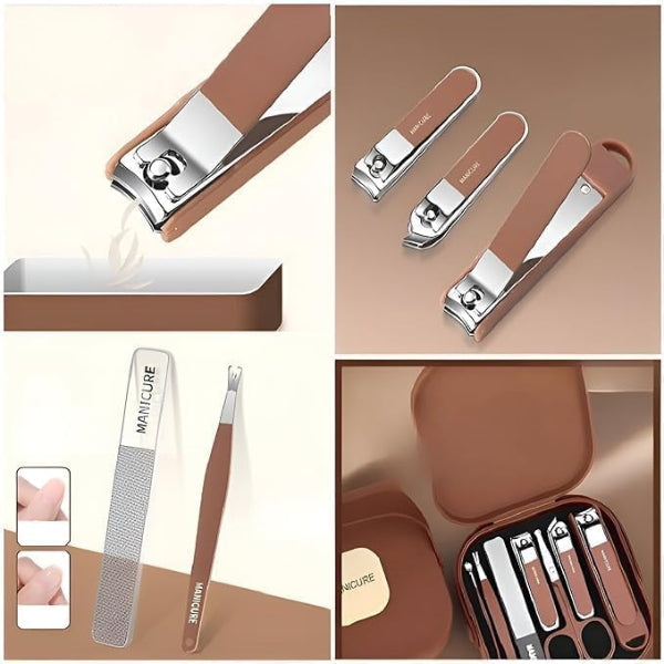 2'lü Paket – 8 Parça Çantalı Manikür Seti