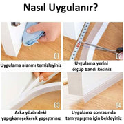 3 Metre Kapı Pencere Rüzgar İzolasyon Bandı – görsel 4