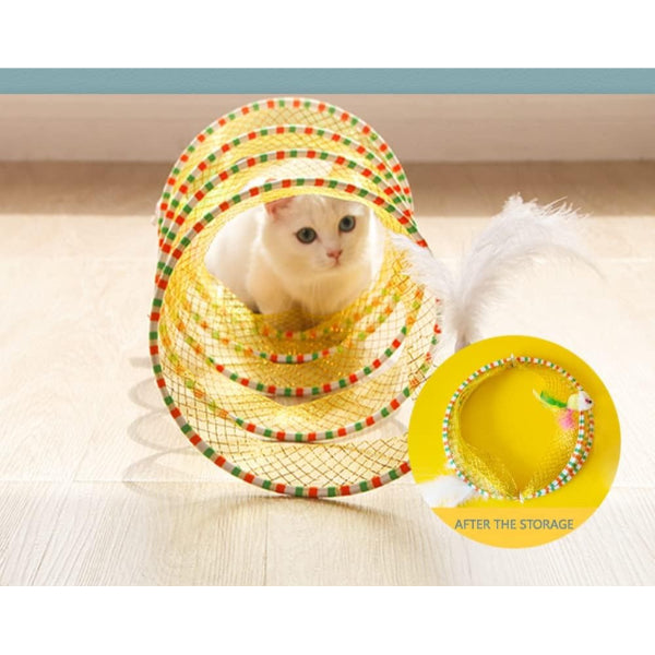 2'lü Paket – Katlanabilir Kedi Tüneli