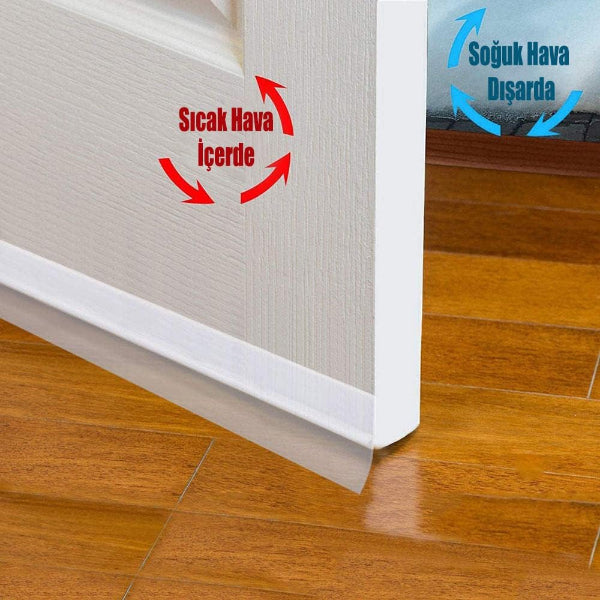 3'lü Paket – 3 Metre Kapı Pencere Rüzgar İzolasyon Bandı