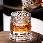 360 Derece Dönen Bardak - 280 ml - Kristal Cam – görsel 3