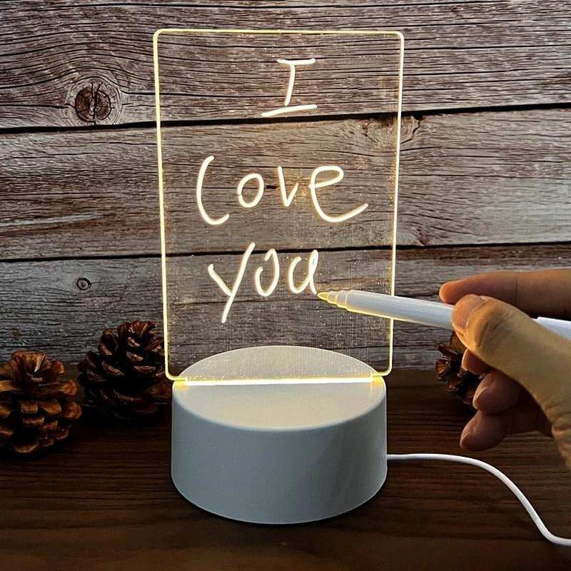 2'lü Paket – Led Çizim Tableti Gece Lambası