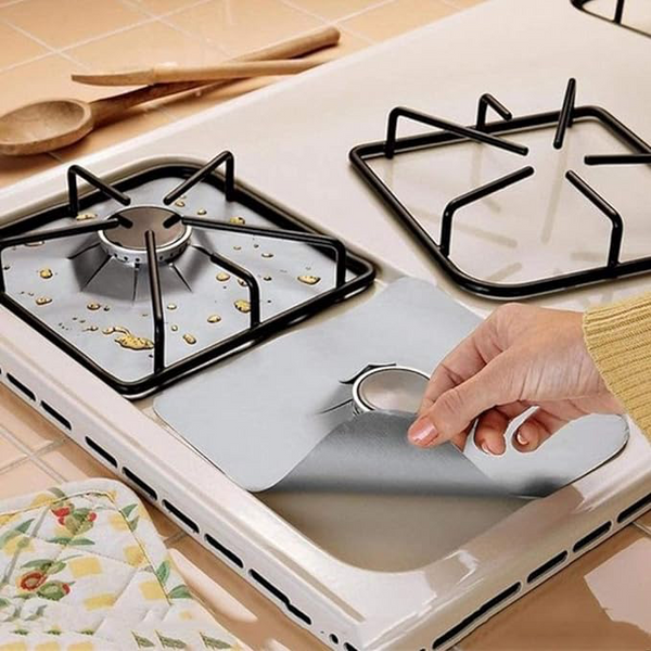 2'lü Paket – Ocak Koruyucu Alüminyum Ped Seti 5 Adet