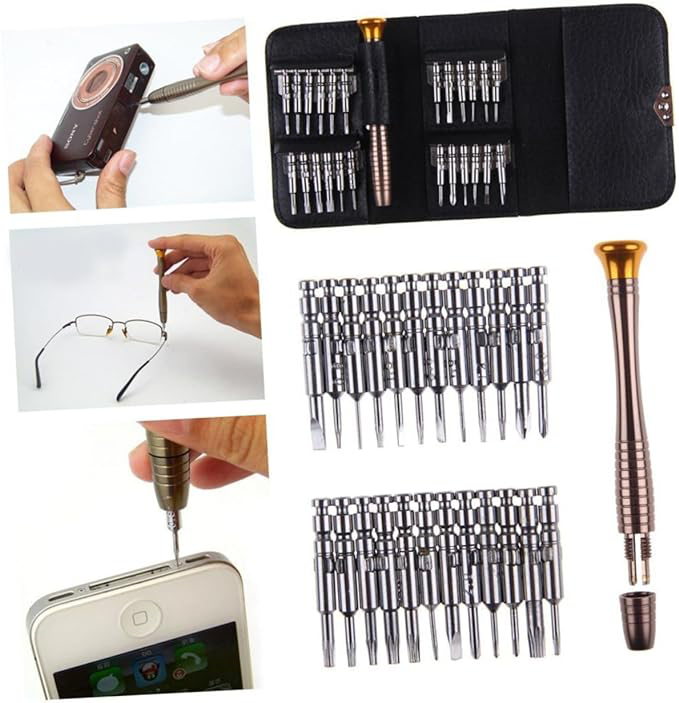 Set, 24 adet tornavida ucu