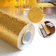 Yapışkanlı Gold Mutfak Tezgah Folyosu – görsel 3