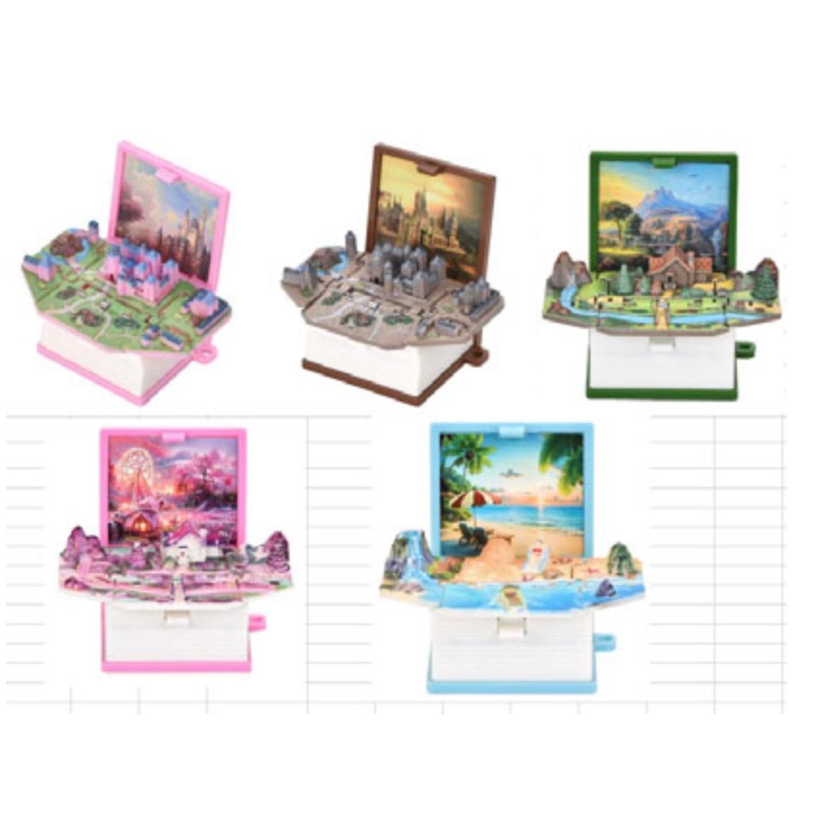 2'lü Paket – Kitap Şeklinde 3D Anahtarlık