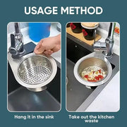 Kuğu Tasarımlı Paslanmaz Lavabo Drenaj Sepeti – görsel 3