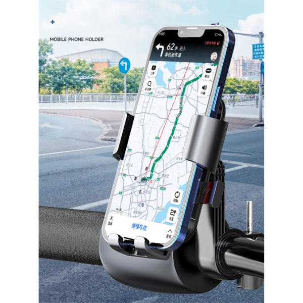 2'lü Paket – 360° Gidon Bisiklet Motosiklet Telefon Tutucu