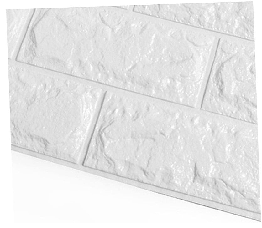 3'lü Paket – 3D Tuğla Desenli Kendinden Yapışkanlı Duvar Paneli 58x38 cm