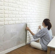 3D Tuğla Desenli Kendinden Yapışkanlı Duvar Paneli 58x38 cm – görsel 1