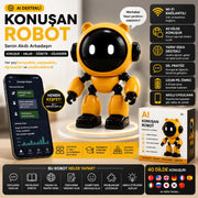 Yapay Zeka Robot Oyuncak - Konuşan Robot - Wi-Fi Uygulamalı - Çocuklar İçin Eğitici Oyuncak – görsel 4