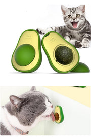 Avokado Tasarımlı Kedi Yalama Topu – görsel 1