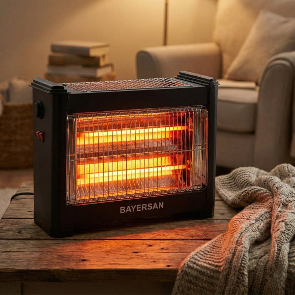Şömine Tipi Isıtıcı Soba 1800W – görsel 1