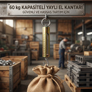 Büyük Yaylı Demir El Kantarı - 60 KG Kapasiteli - Mekanik El Terazisi – görsel 2