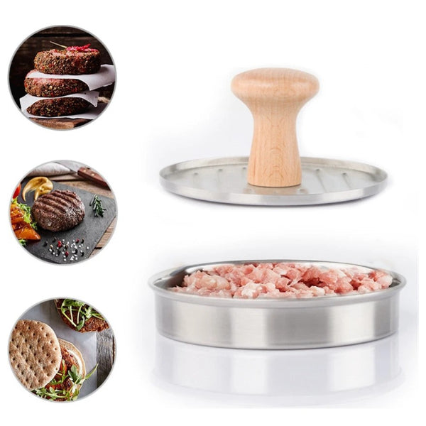 2'lü Paket – 12 cm Hamburger Press
