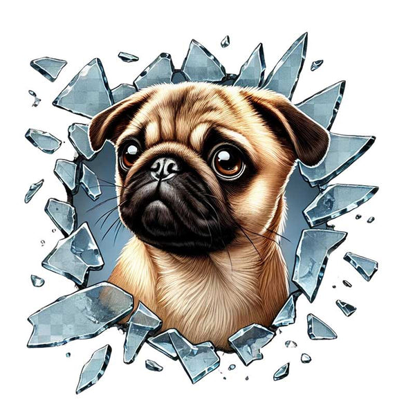 3'lü Paket – Fulcar French Bulldog Araç Stickerı