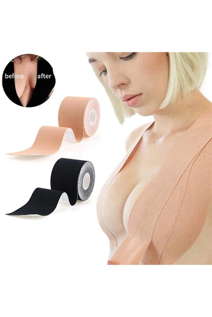 3'lü Paket – Göğüs Dikleştirici Bant