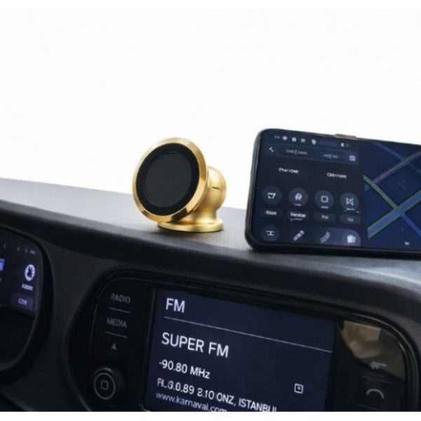 3'lü Paket – Metal Telefon Tutucu Torpidoya Yapışan Mıknatıslı