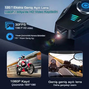 Q28 Kameralı Motosiklet Kask Kulaklığı – görsel 3