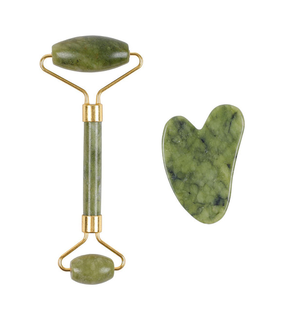 3'lü Paket – Jade Roller Gua Sha Taşı Seti