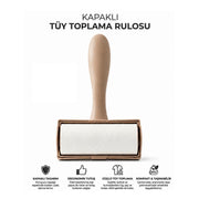Tüy Toplama Rulosu - Kapaklı - Ergonomik - Taşınabilir – görsel 2